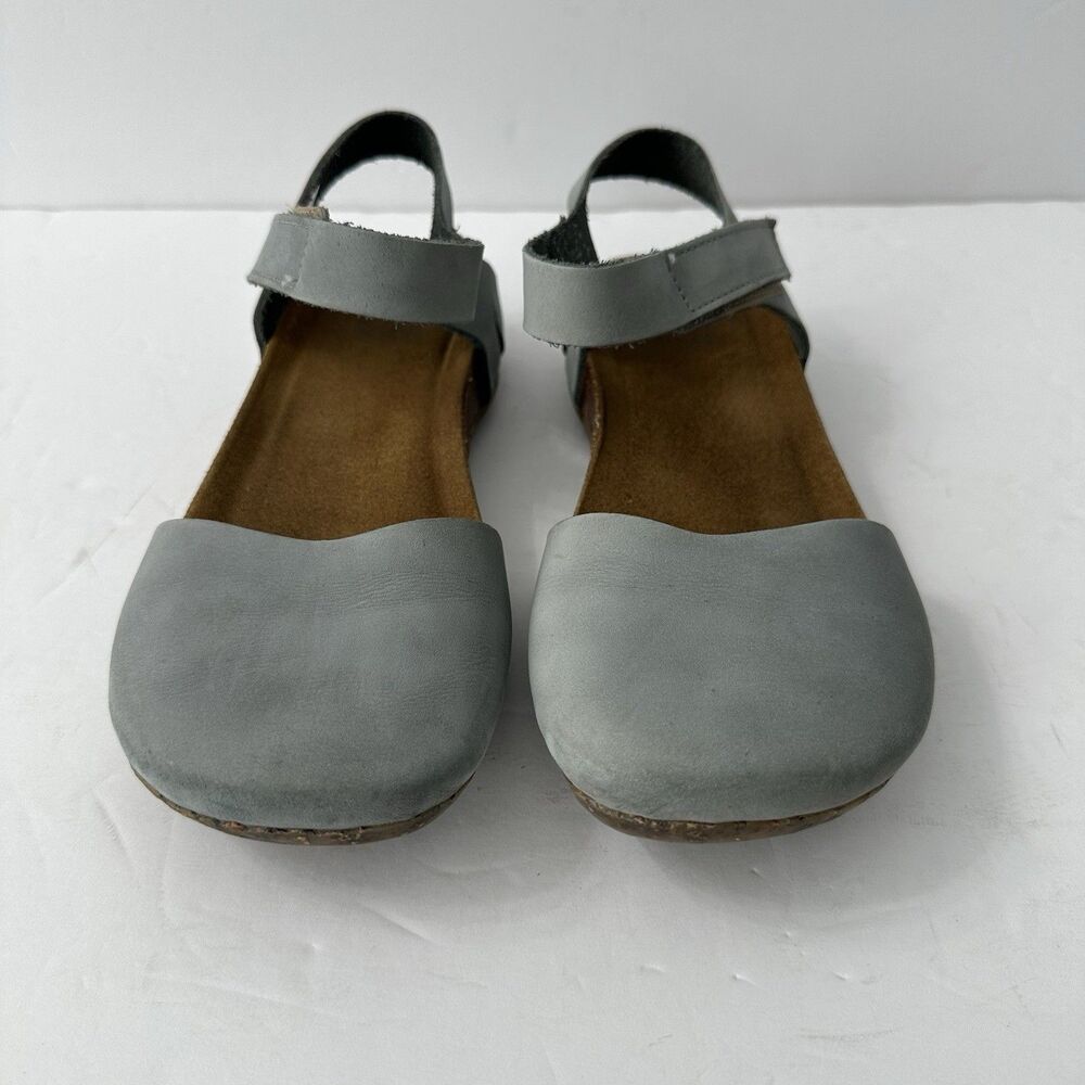 Loints of Holland Vinkenberg  Nubuck Leather Women’s Size 38 Light Blue Comfort - Picture 2 of 13